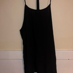 Racer-back flowy tank top